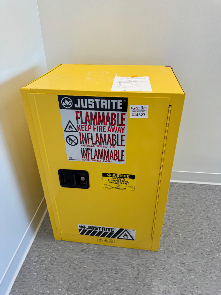 Image of JustRite 12 Gallon Flammable Liquid Storage Cabinet